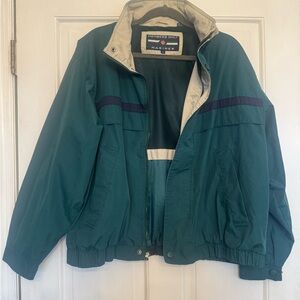 Members Only Green Jacket with Navy Details